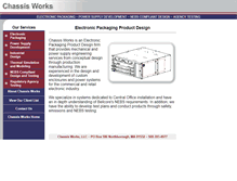 Tablet Screenshot of chassisworks.com